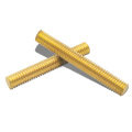 M12* 95 MM Yellow Zinc Plated Brass High Tensile Carbon Steel  Grade4.8 Grade8.8 B7 Full Thread Stud Bolts